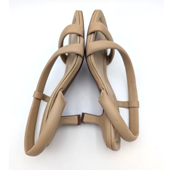 Vince Coline Slingback Padded Leather Sandals Women's Blonde Size US7M EU37 - Picture 6 of 12